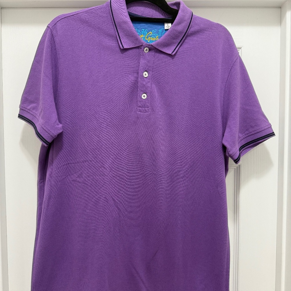 Robert‎ Graham Polo, Size S, 100% Cotton
